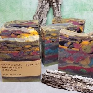 Exotic Woods-  Handmade Soap - Homemade